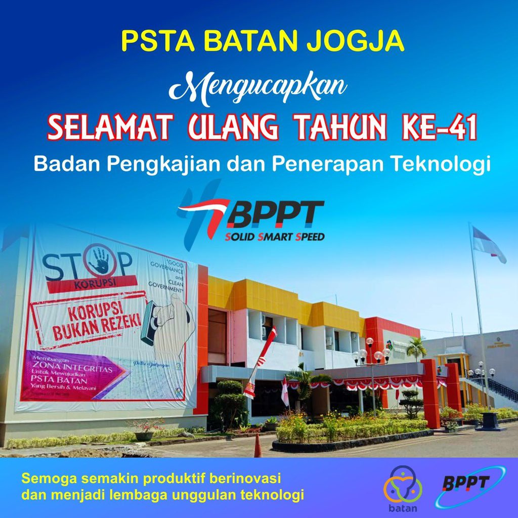 eniyadewi's tweet image. #HUT41BPPT #BPPTSolidSmartSpeed