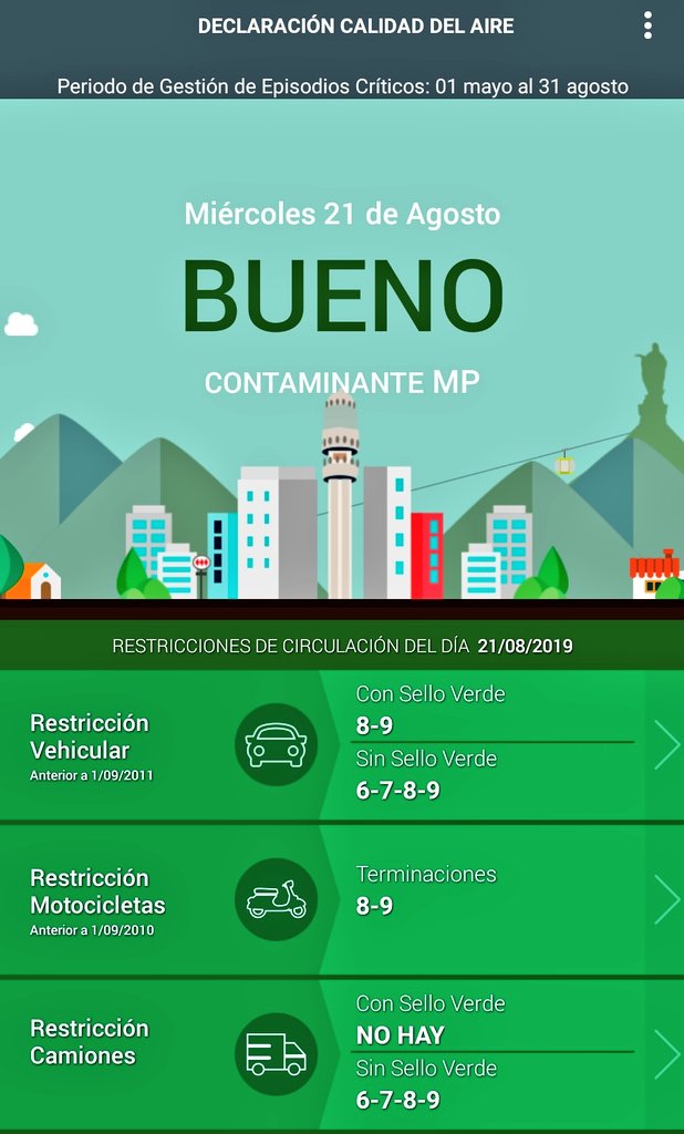 DPPMelipilla's tweet photo. Desde la @GMelipilla te contamos que la #CalidadDelAire en la #RMdeTodos va mejorando📆
Se prohíbe el uso de calefactores a leña en la Prov. #Stgo y las comunas de #PuenteAlto y #SnBernardo, junto con las quemas agrícolas🔥 Descarga:
➡️ https://t.co/oV7QNpv5S6
#ChileEnMarcha 🇨🇱 https://t.co/IQRL2TR6l0