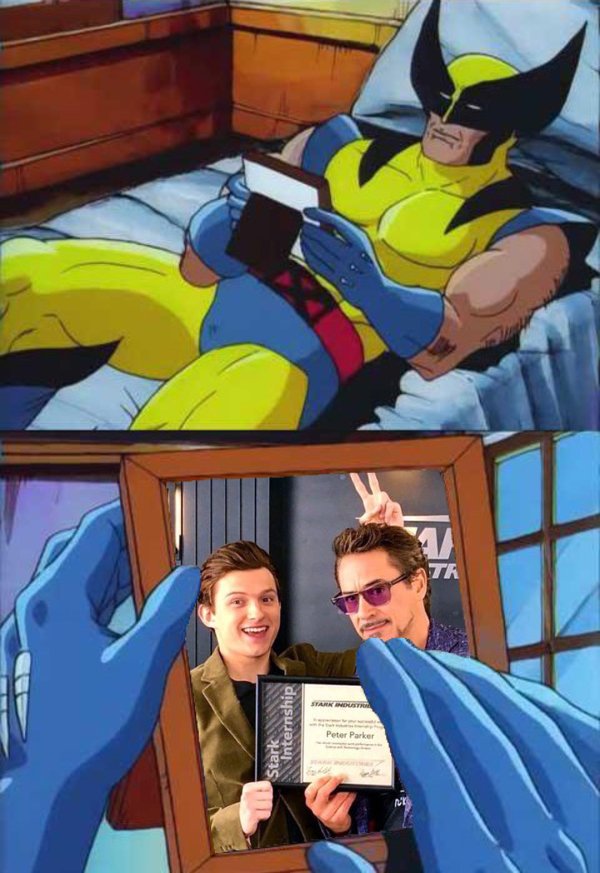 Electroalces's tweet photo. RIP para Spiderman en el MCU Sony nos quitó al elegido de Tony Stark y como Wolverine ya lo estamos llorando 😭😭😭 
#spiderman #marvel #disney #sony https://t.co/dLRhSZqMUz