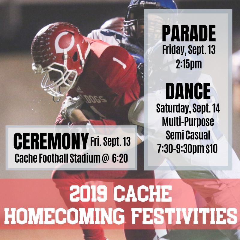 CacheHigh's tweet photo. 2019 Homecoming Festivities ๐ #chs2020vision #CacheBulldogs https://t.co/QNLWhtpnXw