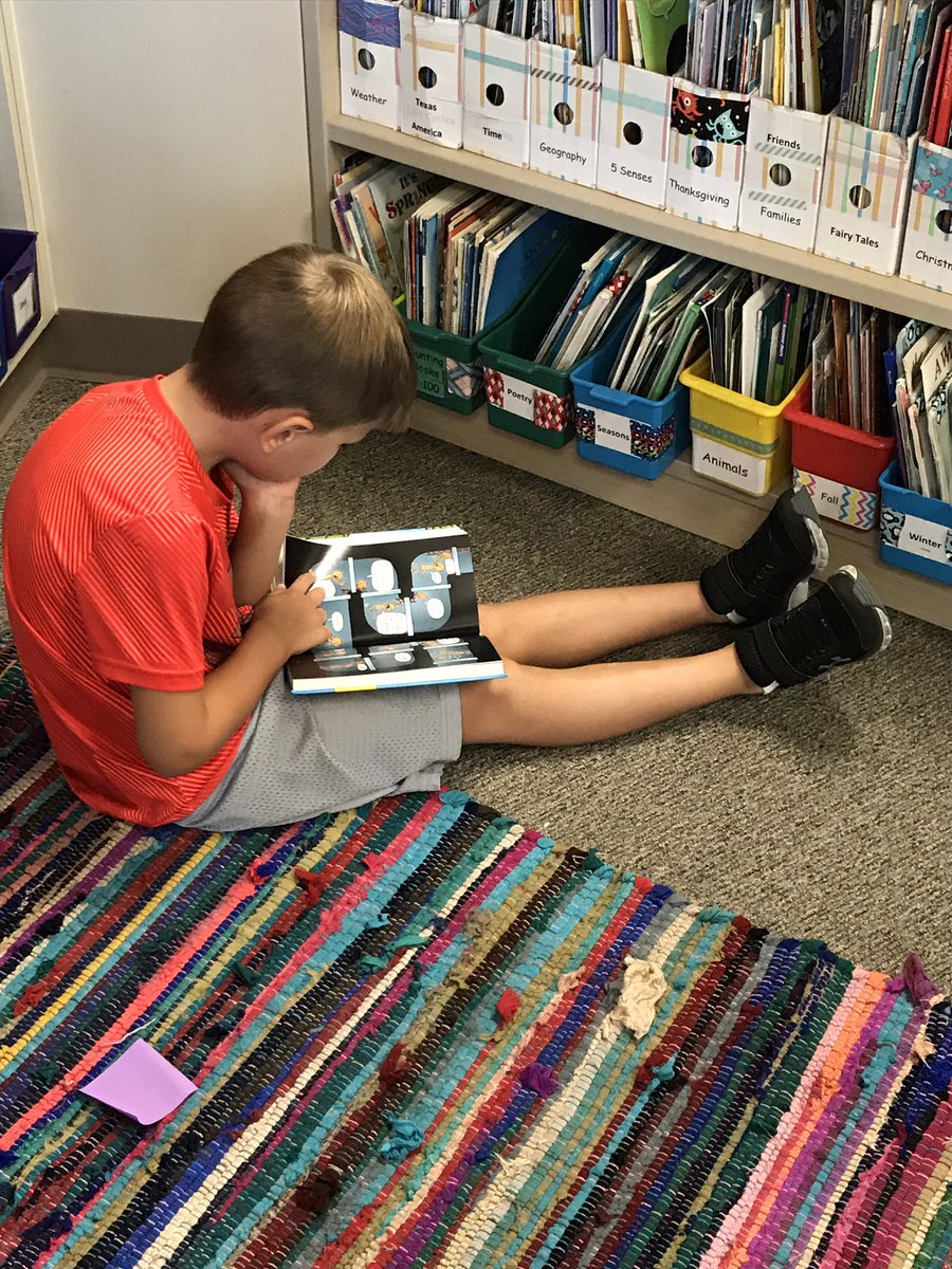 MoffettTeach's tweet photo. Reading, Reading, Everywhere! We did a great job of building reading stamina today! @MeadowWoodSBISD https://t.co/TubBCnmili