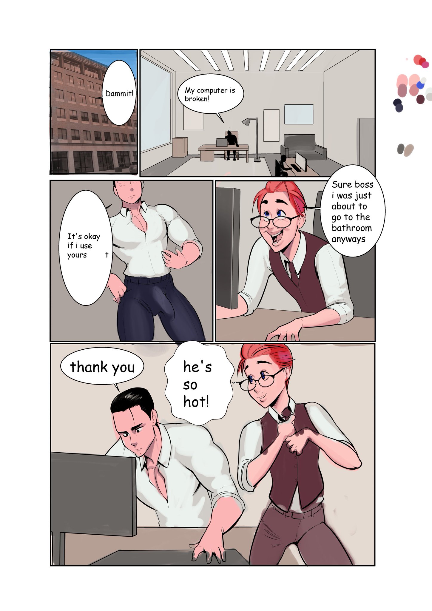 void nosferatu 🔞 on X: so, i'm working on this new comic, about a  secretary sissy... I only need to paint it now. There's already some work  in progress on my patreon.