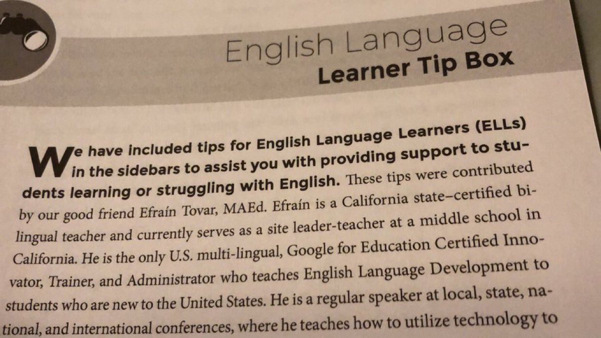 efraintovarjr's tweet photo. Preorder your book on Amazon now. Thank you @jcorippo and @mhebern for allowing me to contribute this great book. #AllELLsCan #EduProtocols #CAellchat #ellchat_bkclub https://t.co/RchNBn7eQH https://t.co/Q1r8t22j75