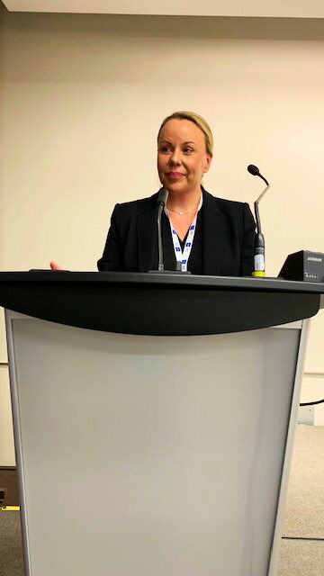 A/Prof Kerry Armstrong presenting on women and drink driving in Qld, Aust at #ICADTS2019