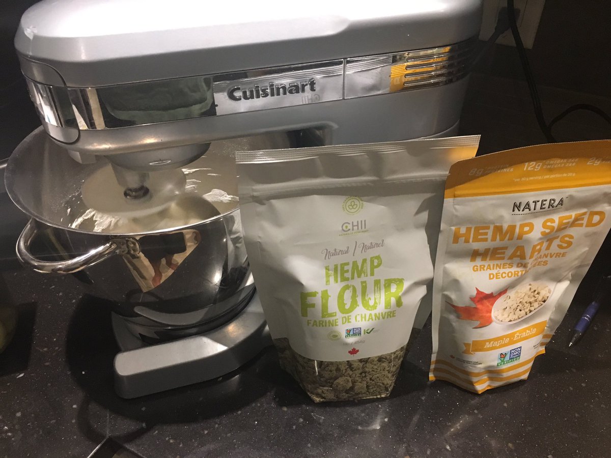 PqCannabis's tweet photo. Ok time to make some sour dough maple hemp heart seed bread with hard bread flour and hemp flour. I have to admit these maple hemp heart hearts are delicious. @NaturallySplen @nateralife #hempbread #hempsourdough #sourdough #hemp #chiiflour #chiihemp #hardbreadflour https://t.co/09D9cjgzIz