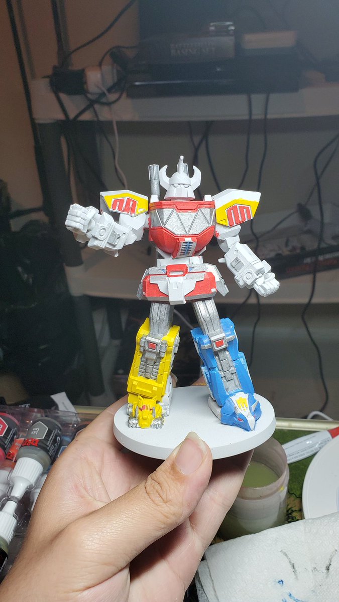 R4zorF1st's tweet image. Just some updates on my megazord mini