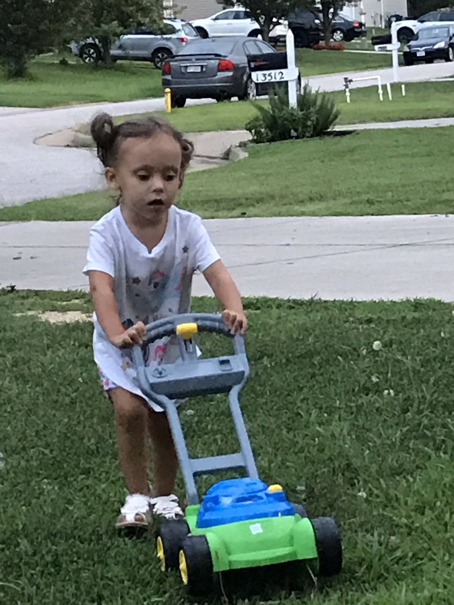 davis_fam's tweet photo. Sometimes you have to make kids do chores #BubbleMower 😂 https://t.co/XHlE0GJtTE