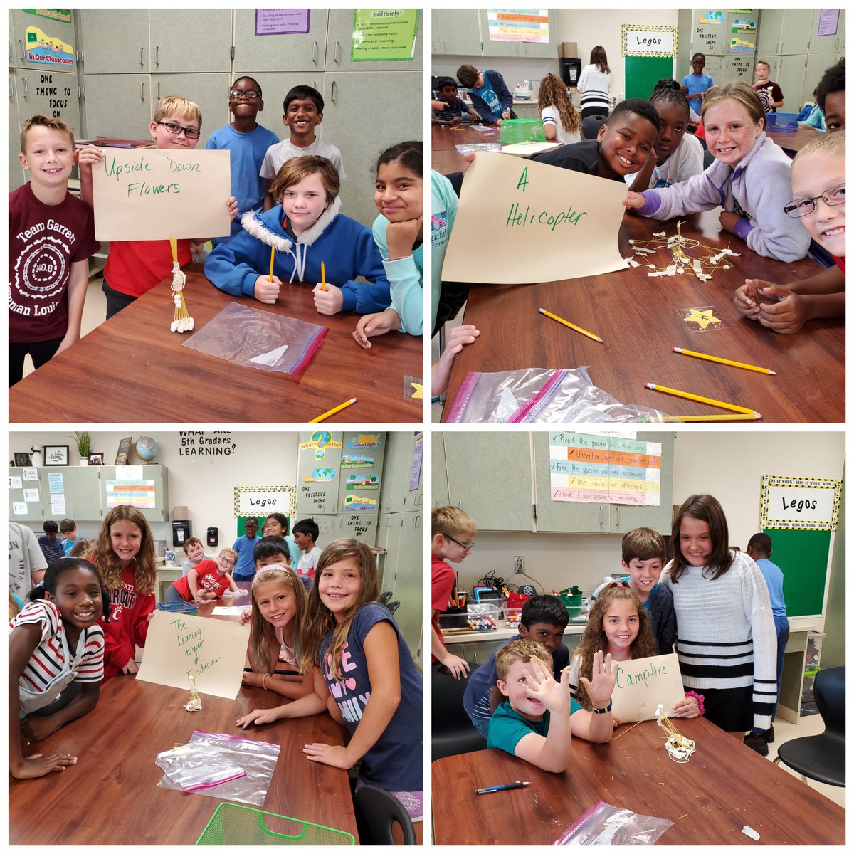 Today, our  5th Grade PBL Bootcamp focus was collaboration.   As a grade level, we discussed collaboration then put our knowledge into action.     With marshmallows and spaghetti noodles, groups had to create  unique structures.    #5thgradePBLbootcamp  #Room405Rocks #Rocketproud