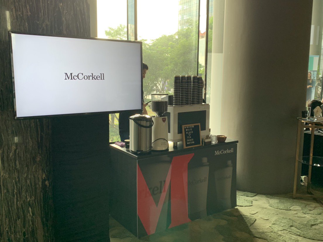 The McCorkell team are ready to chat and talk all things #b2bmarketing over a cup of coffee at #B2BMktgAPAC in Singapore!
