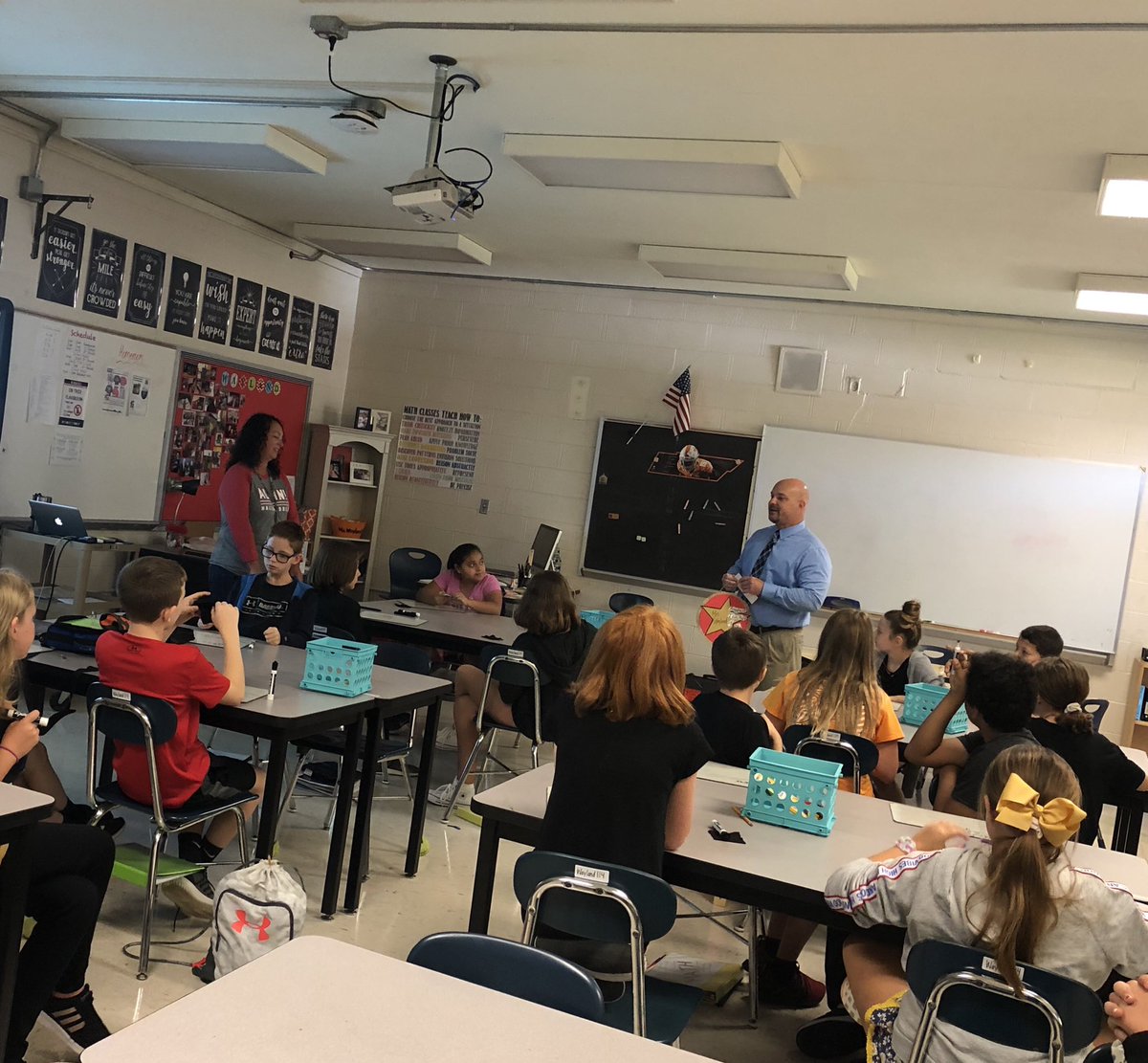 HallsMiddle's tweet photo. The admin team had a great time visiting classrooms to recognize our August teachers of the month! Congratulations Mrs.Wayland,Mr.Sherrod, Mrs.Lane, and Mrs. Cook! #HMSHasIt #HMSAllIn https://t.co/VJXj97gbff