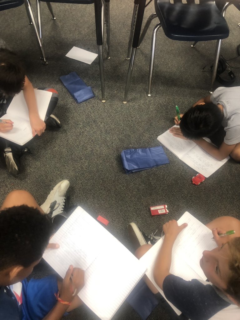 TracieFrench's tweet photo. Technology in a bag- ss discussing what constitutes technology and discovering many things can be a technology. #weareweaver @Weaverwhales https://t.co/nW5uAAp01K