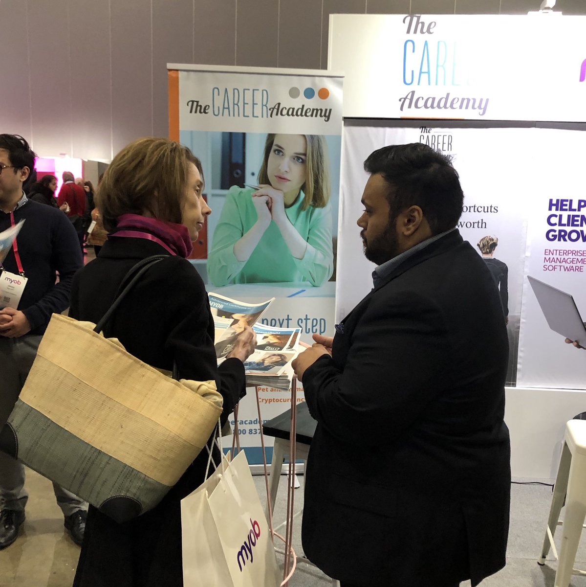 ShailanPatel's tweet photo. At @MYOB Partner Connect?

Make sure you visit our education partners to discuss how you can work with them to help future business owners and decision makers!

Great to have @UCNZ Business School, @fiftysixfamily and The Career Academy here👩🏼‍🎓👨🏻‍🎓

#myobpc
#helpingstudentssucceed https://t.co/TqqVkPnY45