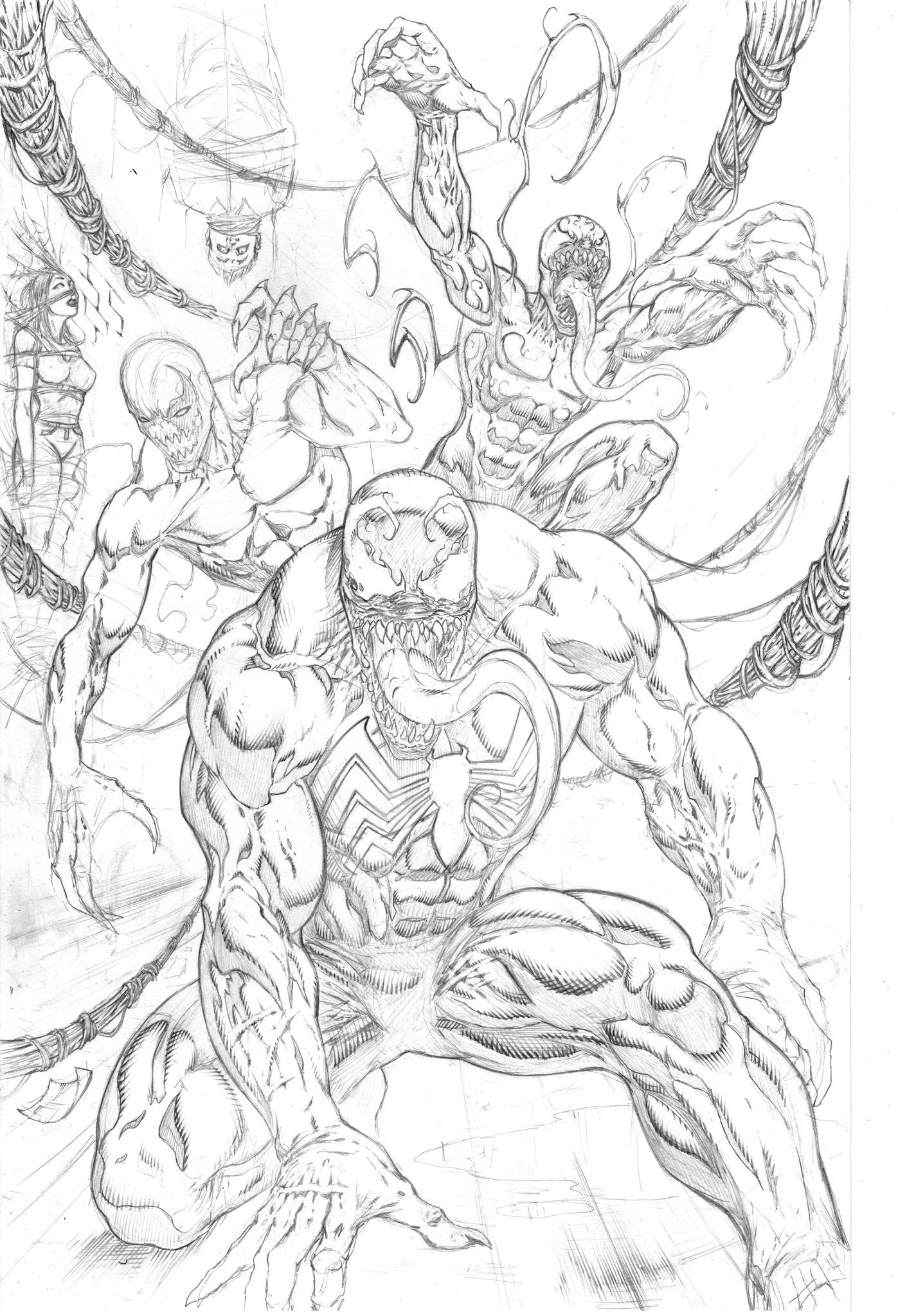 Spiderman Vs Carnage Coloring Pages