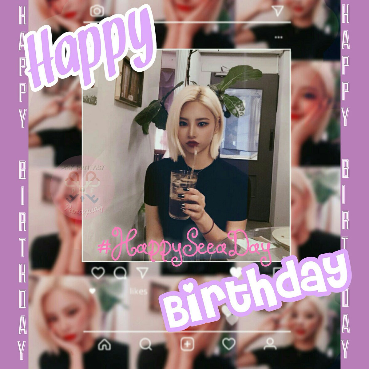 pinkfantasy_py's tweet photo. [@pinkfantasy_kr]

#Seea

Feliz Cumpleaños #Seea!!!
. . . 
#LUVITPY #bday #Luvit #kpop #girlday #happybirthday #love #purple #koreanday #day #happy #HAPPYSEEADAY #cumpleaños https://t.co/VRN9PfQhyT