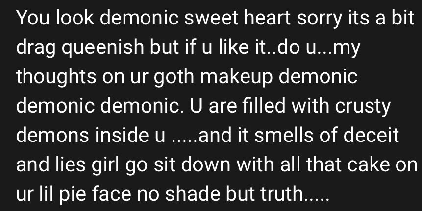 GlamGothBeauty's tweet image. me: I hope you guys loved this look!! 

conservative church women: