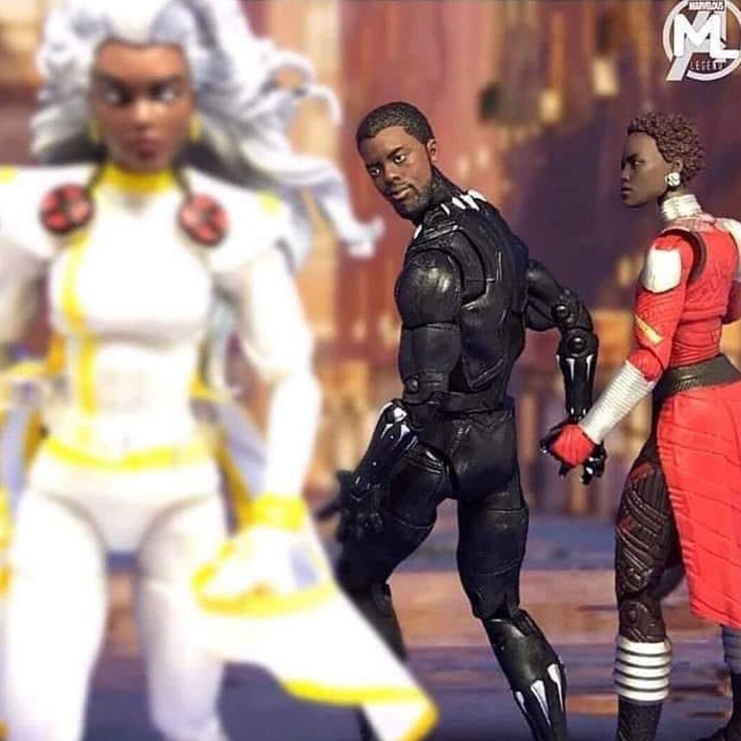 universoxmen's tweet image. #XFUN: Vazou foto das gravações de Pantera Negra 2! 🙊 #xmen #marvel