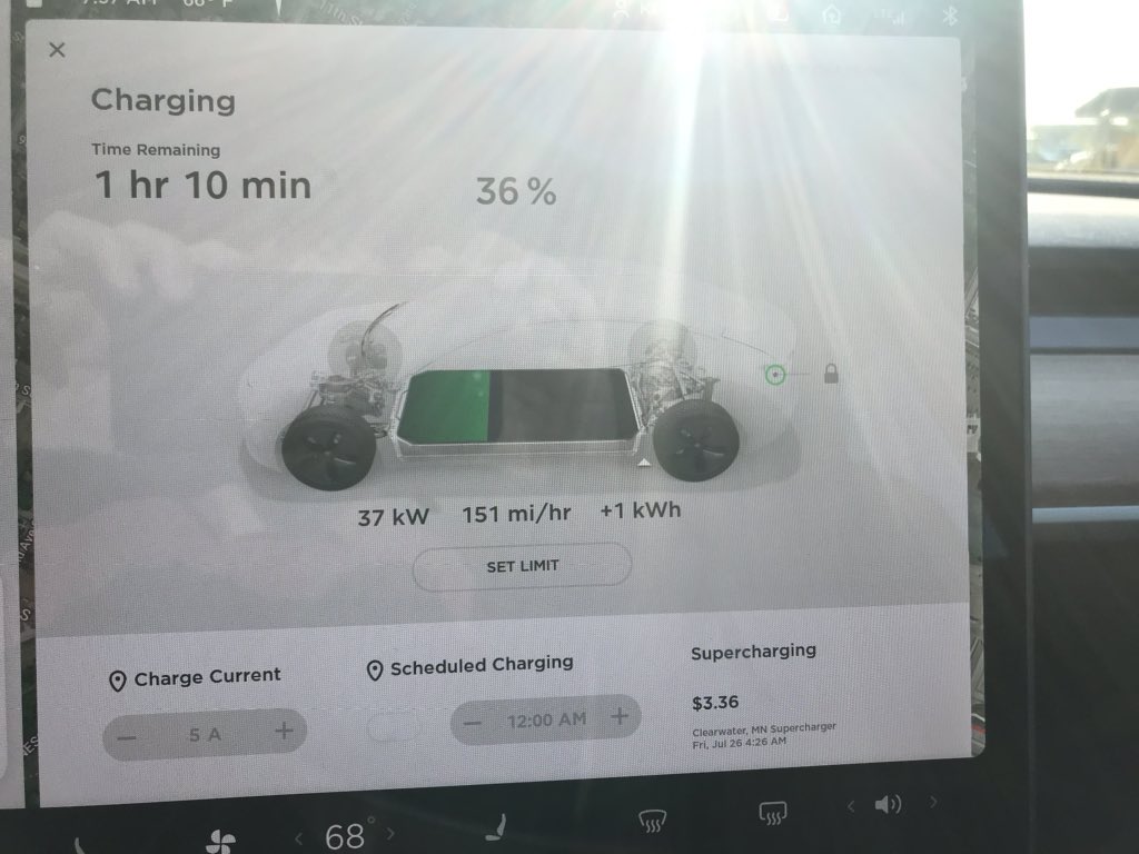 realkeith's tweet photo. @planeboy1 I do love the @zefenergy DC fast charger in Fargo-Moorhead. Any update on the North Dakota Superchargers @tesla @elonmusk ? 🇨🇦 is getting all the Supercharger love as of late. https://t.co/uY9Fgtrq2R