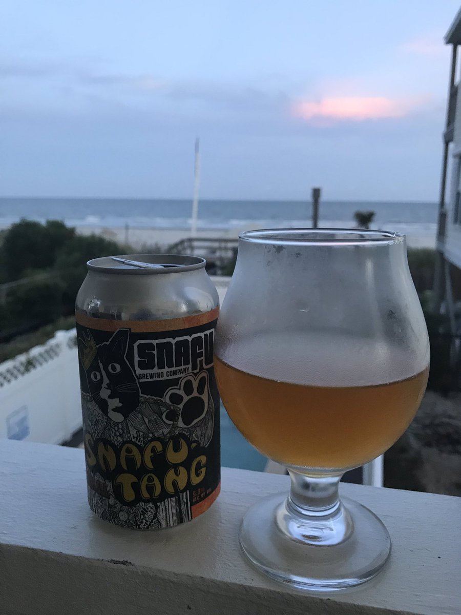 RVABrew's tweet photo. Felt like an astronaut drinking Snafu Tang - a sour from Snafu Brewing.  @TheFamilyBeach #CraftBeer #BeachBeer #SCBeer #WhatImDrinking https://t.co/kSHSXuoXS8