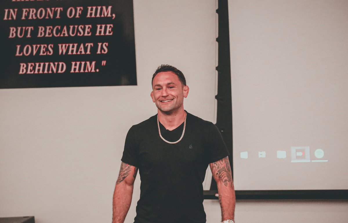 You never know who might stop by during camp! 

Thank you <a href="/FrankieEdgar/">Frankie Edgar</a> for the great message tonight!