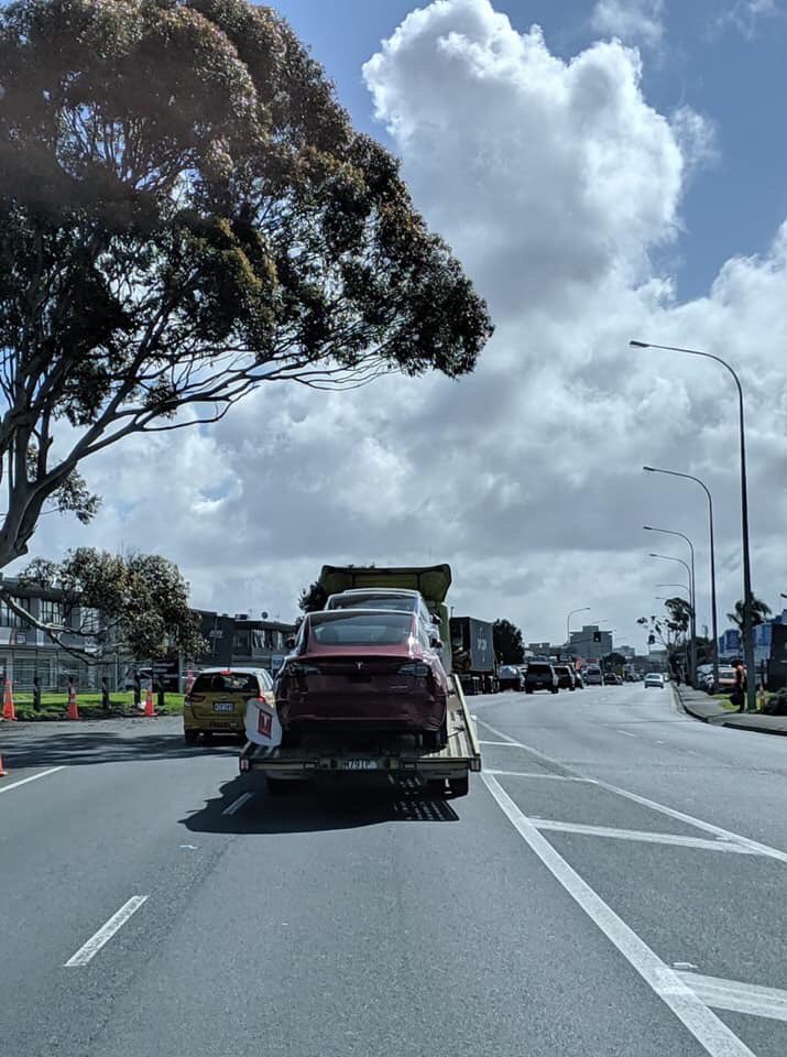 oztesla's tweet photo. Someone posted this picture on FB page! Looks like #Model3 Delivery will start soon for NZ customers! #Model3Au #Model3NZ https://t.co/hPqMU1rGGz