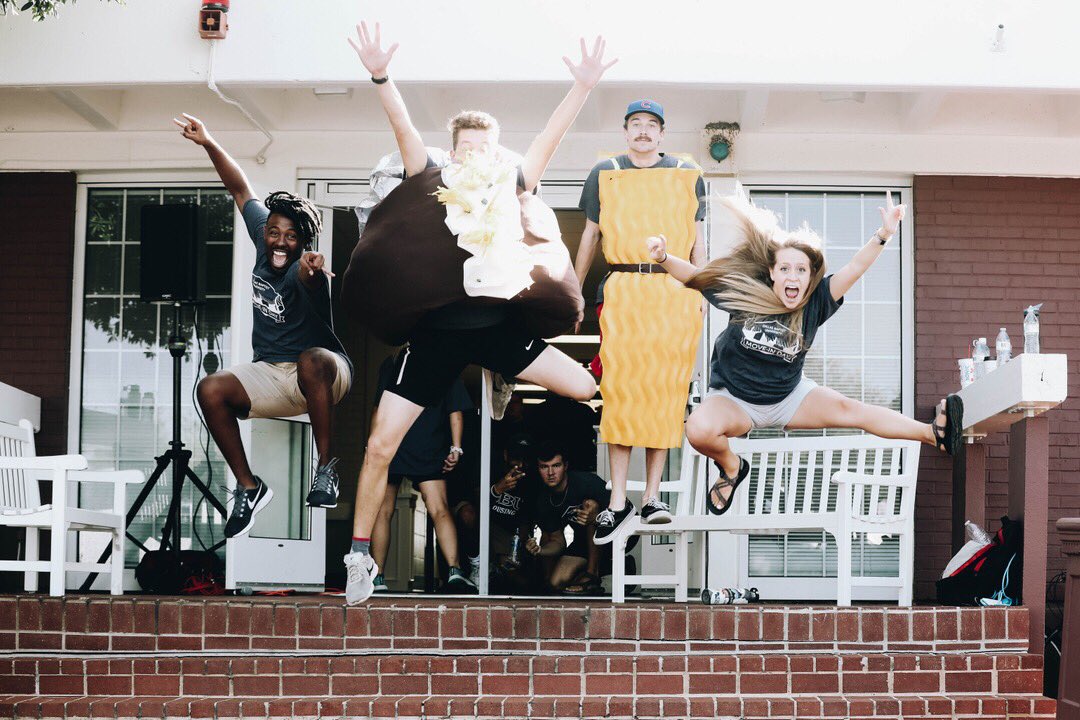 DBUPatriots's tweet photo. How we feel about #DBU23 moving in tomorrow!! #DBUSWAT https://t.co/r9rOuvno96