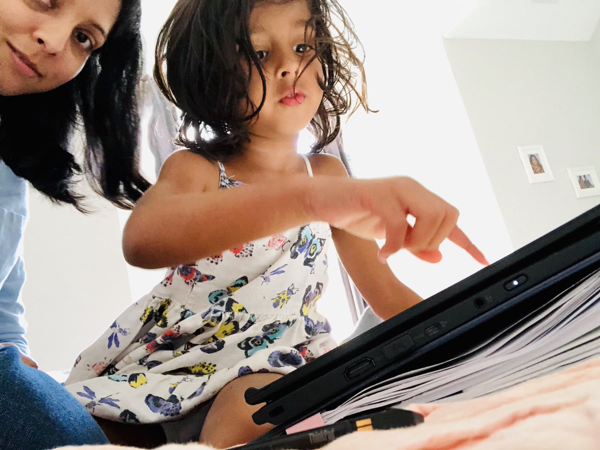 alifia_hasan's tweet photo. In the middle of term 4 finals. Luckily I have some help!! @DukeFuqua #mominschool #WEMBA19 #TeamFuqua #iamalmostdone https://t.co/b5EazqgRG5