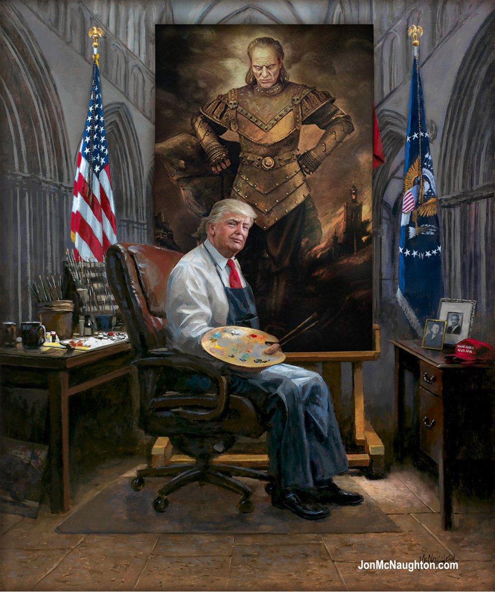 TheDrRocker's tweet photo. @McNaughtonArt I believe you are right. #Vigo is a masterpiece. #Trump #Masterpiece #TrumpMasterpiece https://t.co/IGrDFOG5h5