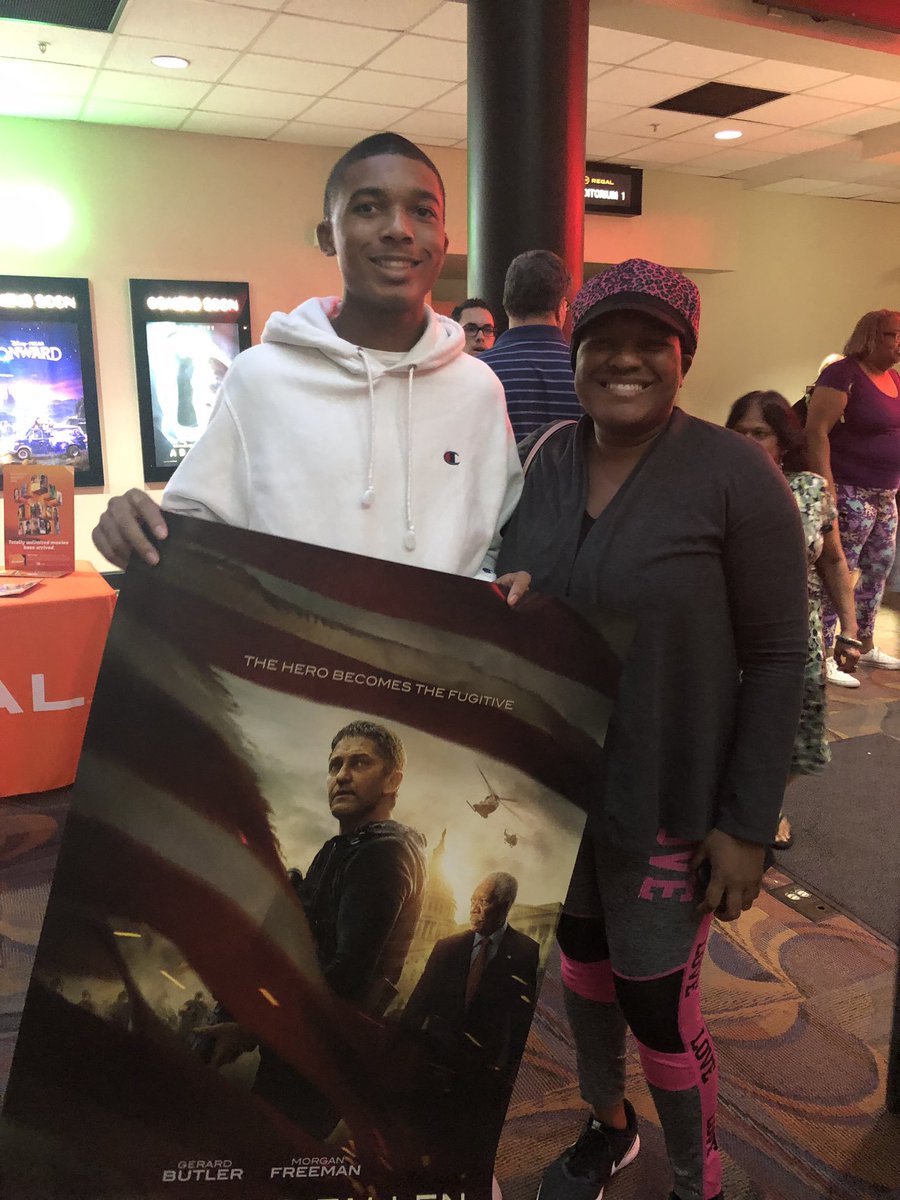 EscapeKings's tweet image. Amazing #AngelHasFallen event tonight in #charlotte!   Movie was action packed with great humor sprinkled in too. Once again, impeccable acting by @GerardButler and #MorganFreeman.  Thank you @Lionsgate for such an awesome movie!