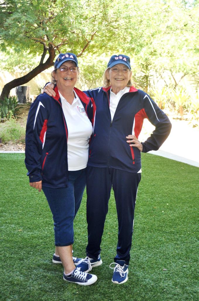 DignityHealthAZ's tweet photo. A few weeks ago, Dr. Smith and our nurses wished the best of luck to two lung transplant patients who are participating on Team USA at the 2019 World Transplant Games. You make us proud, Deb and Irene! #StJosephs #NortonThoracicInstitute #WTG2019 #donatelife https://t.co/4SXC6FAbMa