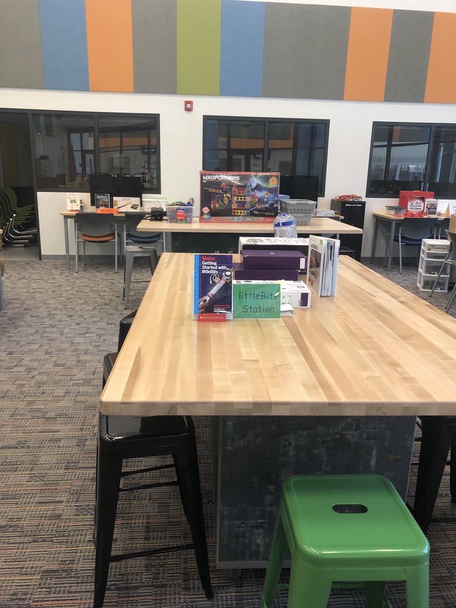 SHSMediaCenter's tweet photo. SMS Students stop by Makerspace and see all of our new equipment and materials. It’s going to be a great year! #WeAreStrongsville #smsmakers #scsmakers #makerspace #SCStrongTogether https://t.co/0QKuOqRMpD