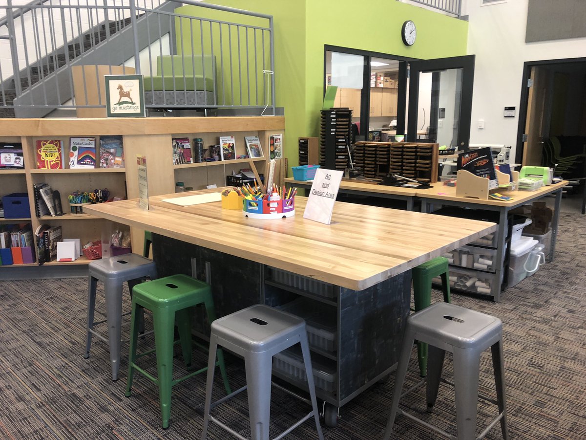 SHSMediaCenter's tweet photo. SMS Students stop by Makerspace and see all of our new equipment and materials. It’s going to be a great year! #WeAreStrongsville #smsmakers #scsmakers #makerspace #SCStrongTogether https://t.co/0QKuOqRMpD