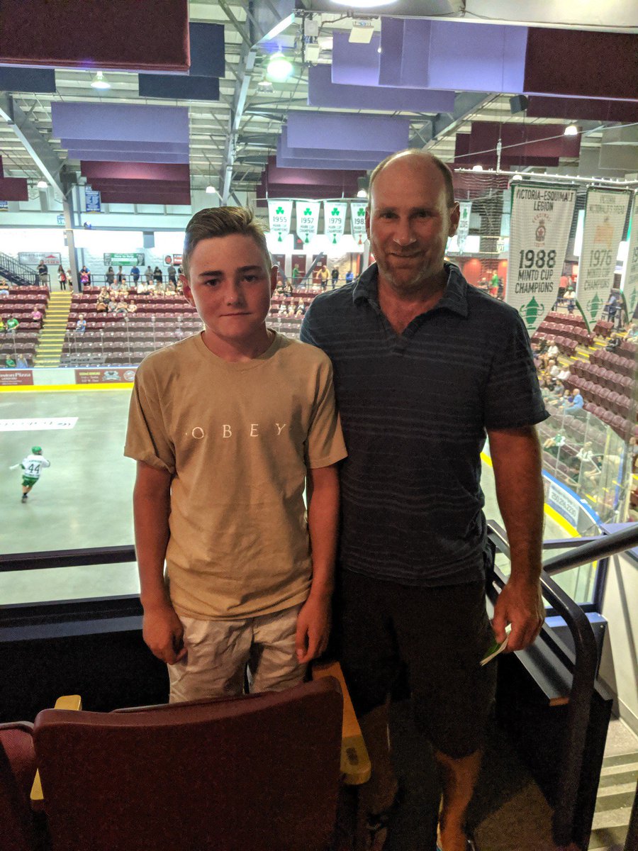 WLAShamrocks's tweet photo. Lee & Ryder are moving on up! They are @Vicpropgroup's #MoveoftheGame! Enjoy Game 3 from the VIP Suite! https://t.co/e2bpcOtsZc