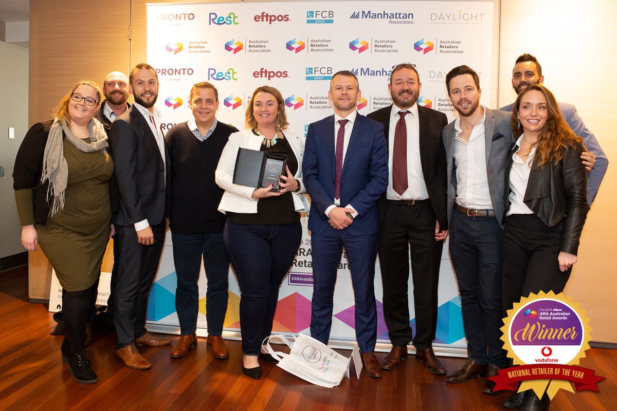 retailaustralia's tweet photo. Congratulations to all the winners of the 2019 eftpos Australia ARA Australian Retail Awards! We thank all the retailers for their hard work and dedication in moving retail forward.
#winners #ARAretailawards #retailers #retailforward
#aranews #Congratulations https://t.co/UoJS0VAB8W