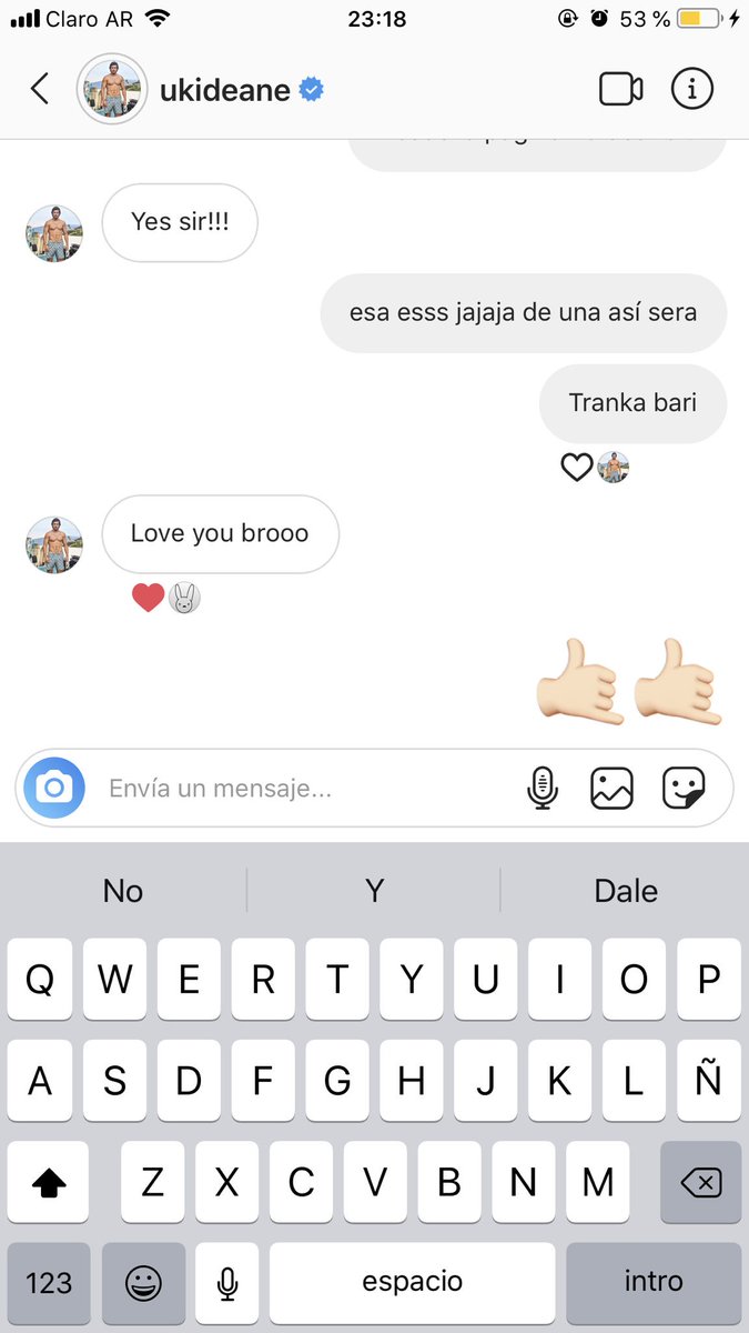 ThomasFortuna7's tweet photo. Siempre tranka bari !!! Gracias por los consejos amigo deane #goodlife #bereborn #teamdeane https://t.co/dlh8PcE6HU