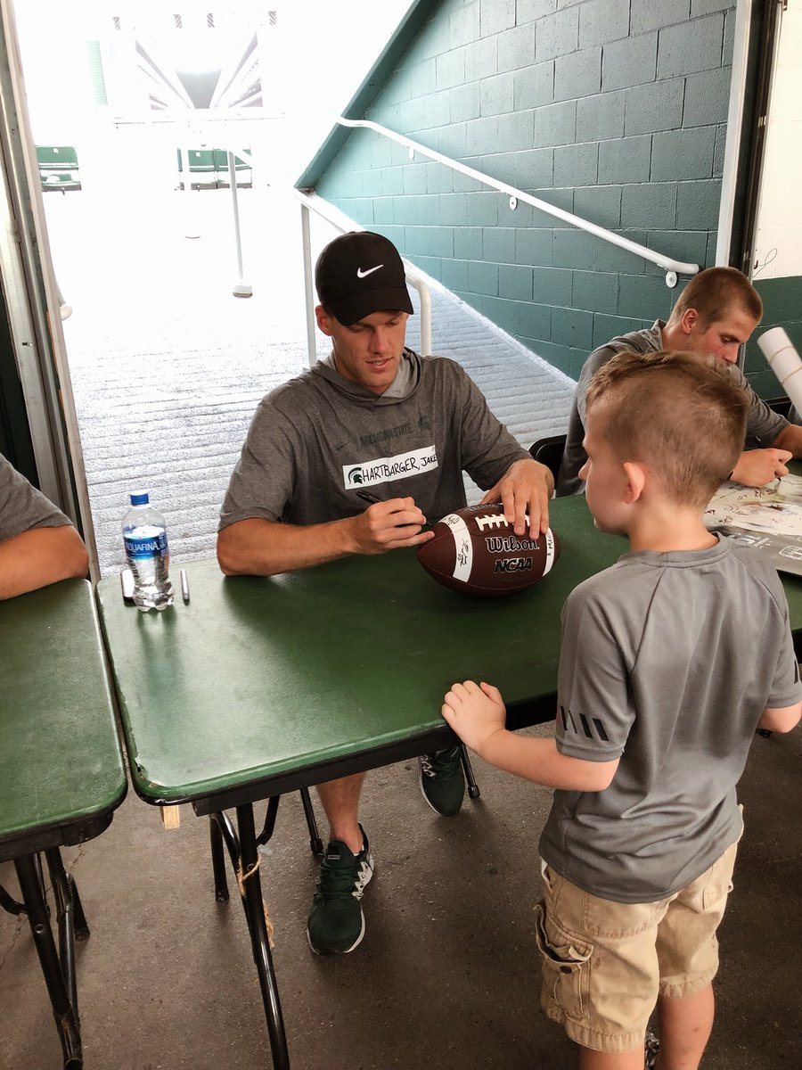 Thanks for everyone who came out to Meet the Spartans yesterday, great to see all the support from Spartan Nation #GoGreen