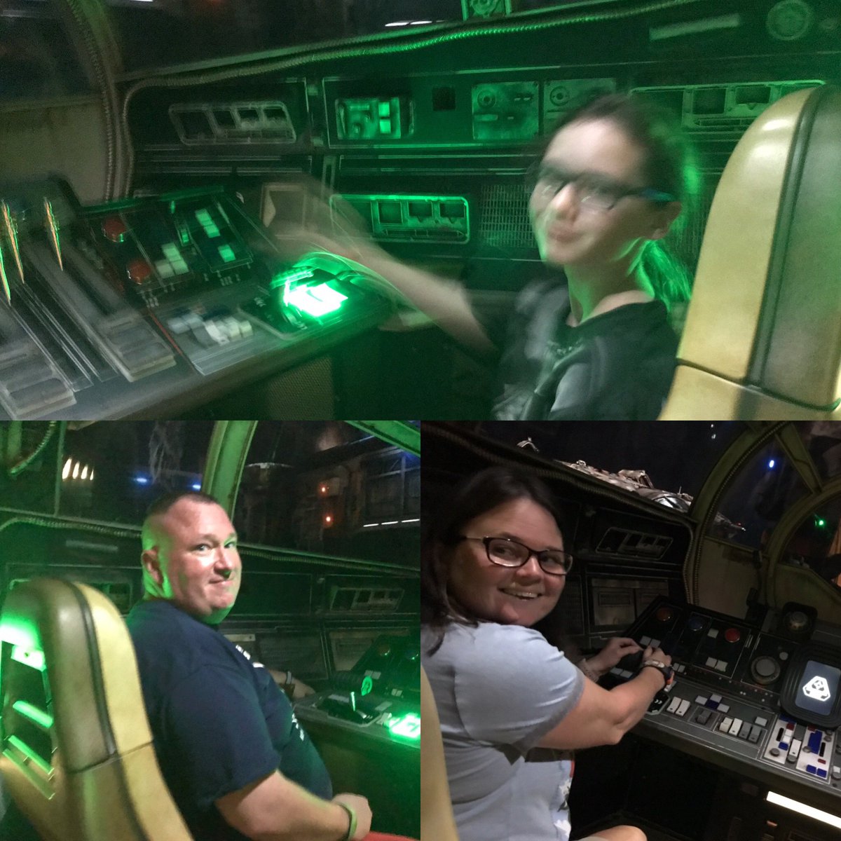Kellywagn's tweet photo. Flying the Millennium Falcon https://t.co/0IukPHRy6D