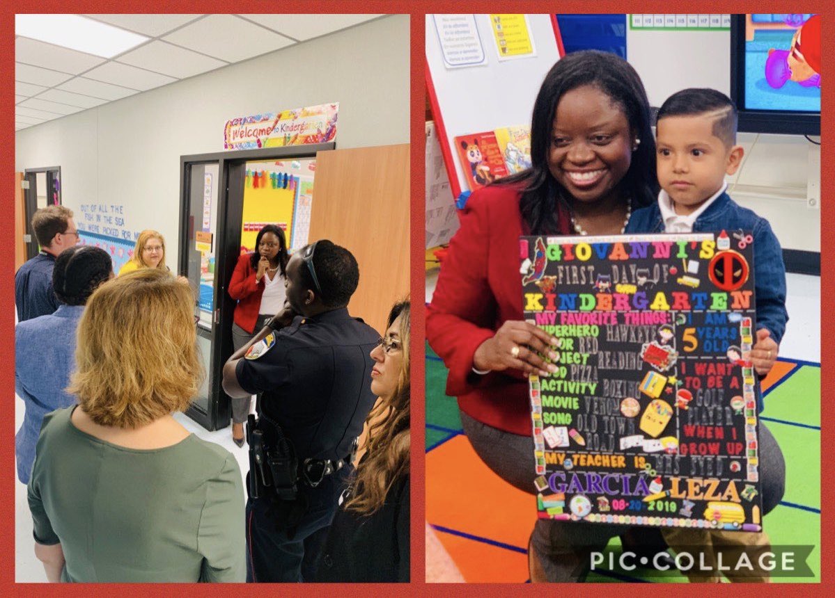JassoSyed's tweet photo. Honored to have @drgoffney in my classroom first thing this morning! What a great way to start our first day of school! ##DualLanguage @GarciaLeza_AISD https://t.co/u77QmdHnca