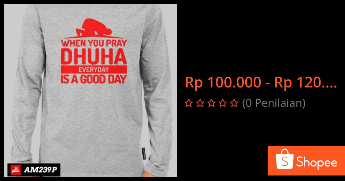 Freedom_2727's tweet photo. Saya menjual Kaos Distro Dakwa Lengan panjang Dhuha seharga Rp100.000. Dapatkan produk ini hanya di Shopee! https://t.co/MPvZOwZx0q #ShopeeID https://t.co/TLfmpllhEf
