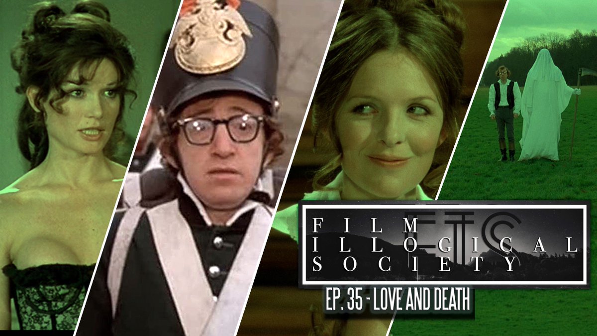 FilmIllSoc's tweet photo. Now we tackle our first #WoodyAllen film, 1975s Love and Death. Listen to @candy_el_oh, @El_Punisher and @badgercolfax give their opinions on this film. Thanks to @ghosthatnetwork and @RedactYourself 

https://t.co/Wj0fzMTdg5 https://t.co/AhI8tzh1ii