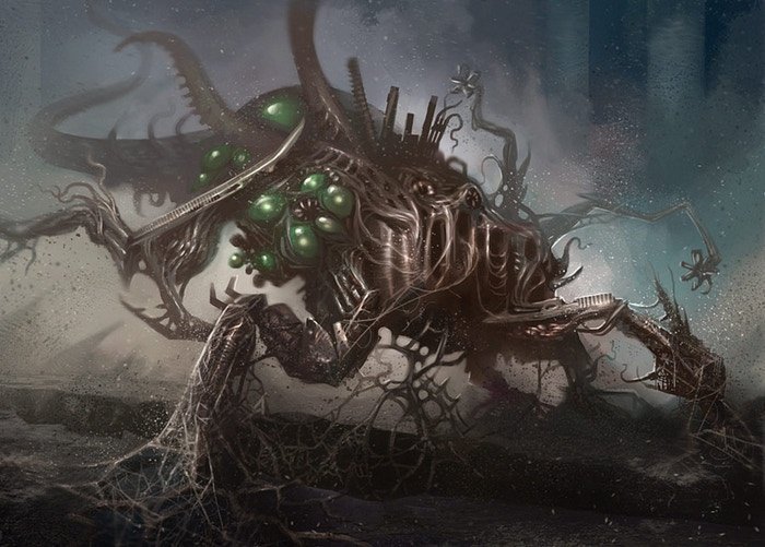 SumPunkWhoCares's tweet photo. #MonsterProfile:#CthulhuMythosSeries:#Daoloth:
This member of the #HPLovecraft inspired #CthulhuMythos #Bestiary was dreamed up by #RamseyCampbell in his #horror tale #TheRenderOfTheVeils (2010). Because the sight of him drives people mad, his priests must summon him in darkness. https://t.co/vtdmB2nvYJ