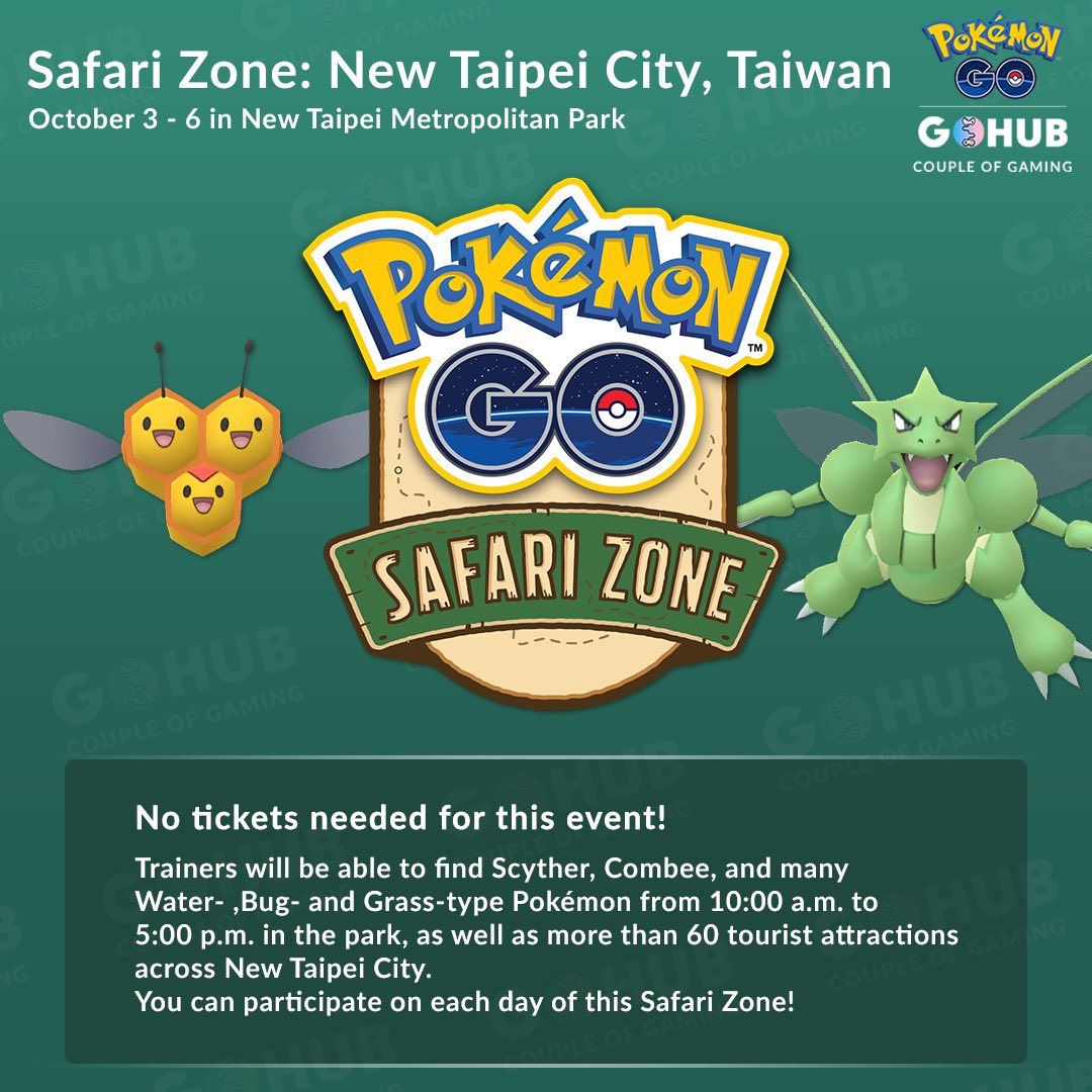 Pokémon GO Safari Zone: Taipei