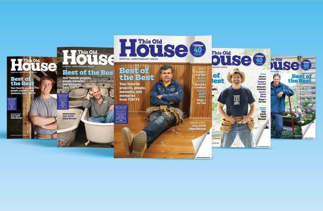ThisOldHouse's tweet photo. You asked, we listened. You can now collect all 5 covers of our special 40th anniversary edition of #TOHMagazine:
https://t.co/x4sZSvUPQm https://t.co/csjy1rVuFs