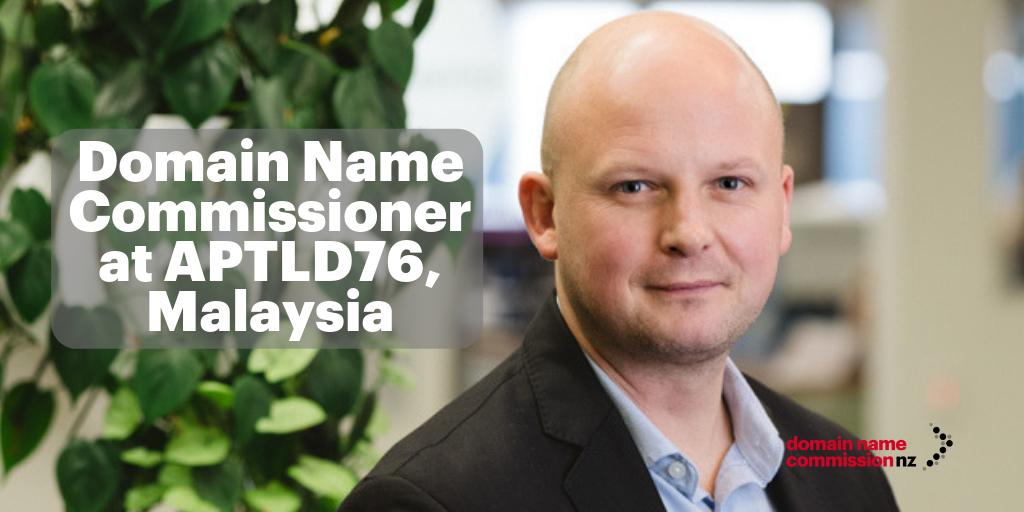 nzdnc's tweet photo. Our Commissioner Brent Carey will be attending and presenting at the APTLD76 meeting in Malaysia in September. Brent will be presenting on our dispute resolution service and will give a debrief on our action post the Christchurch terrorist attacks.
cc @APTLDnews #APTLD76 https://t.co/G1FX1cNPie