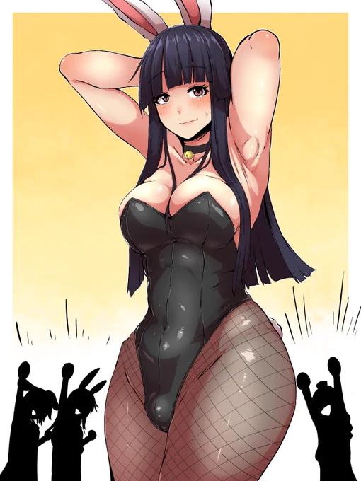 輝夜さんにバニー姿見せて頂きました!🐰 