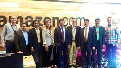 KTRBRS's tweet photo. Happy &amp; proud that Hyderabad is home to Amazon’s largest campus in the world to be unveiled today😊

Progressive IT policies of Hon’ble CM Sri KCR Garu ably supported by IT Secy @jayesh_ranjan has made Telangana a top destination

Pics from foundation ceremony  on 30th March,2016 https://t.co/wdcR99kovB