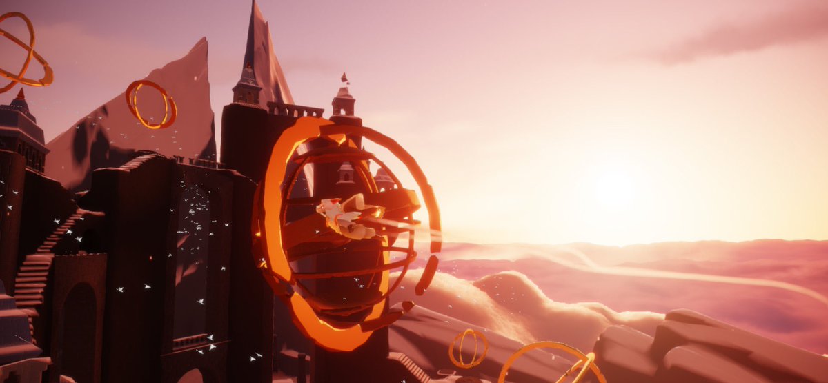 neko_zeph's tweet photo. Having fun in the snowy mountains is my little pleasure in the evening ⛄️🏔#thatskygame https://t.co/4ZlkKz27J3