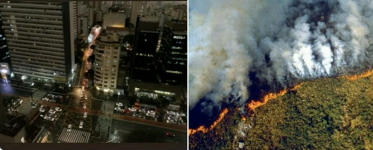 Thats Sao Paulo during the day. This ain't fake news...