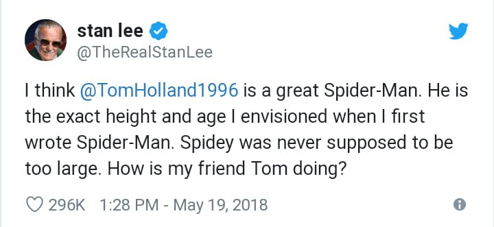 cyndierellajera's tweet photo. Sony don't disappoint Stan Lee. #SaveSpiderMan https://t.co/JuKwlbcJgJ