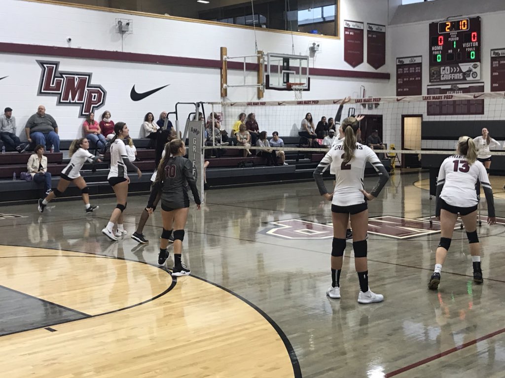 Varsity warming up for game 1...good luck #griffinpride