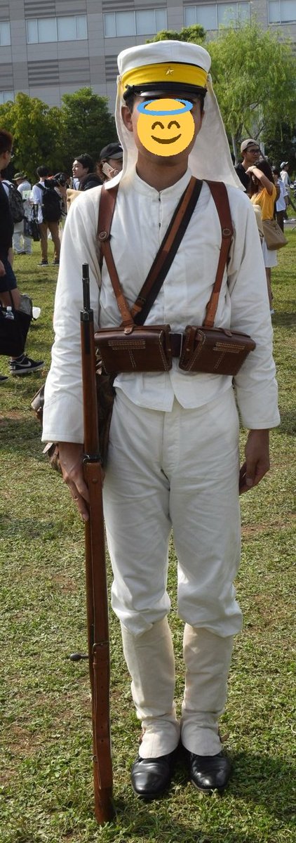 明治夏衣袴 明治陸軍の夏用軍服。 兵科色が無いので全ての兵科部に対応